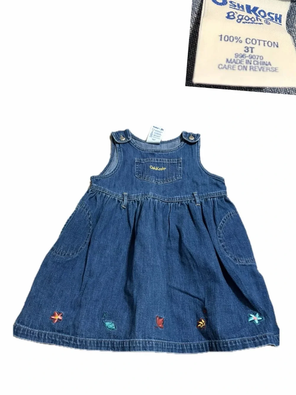 Osh kosh 3t vintage denim dress